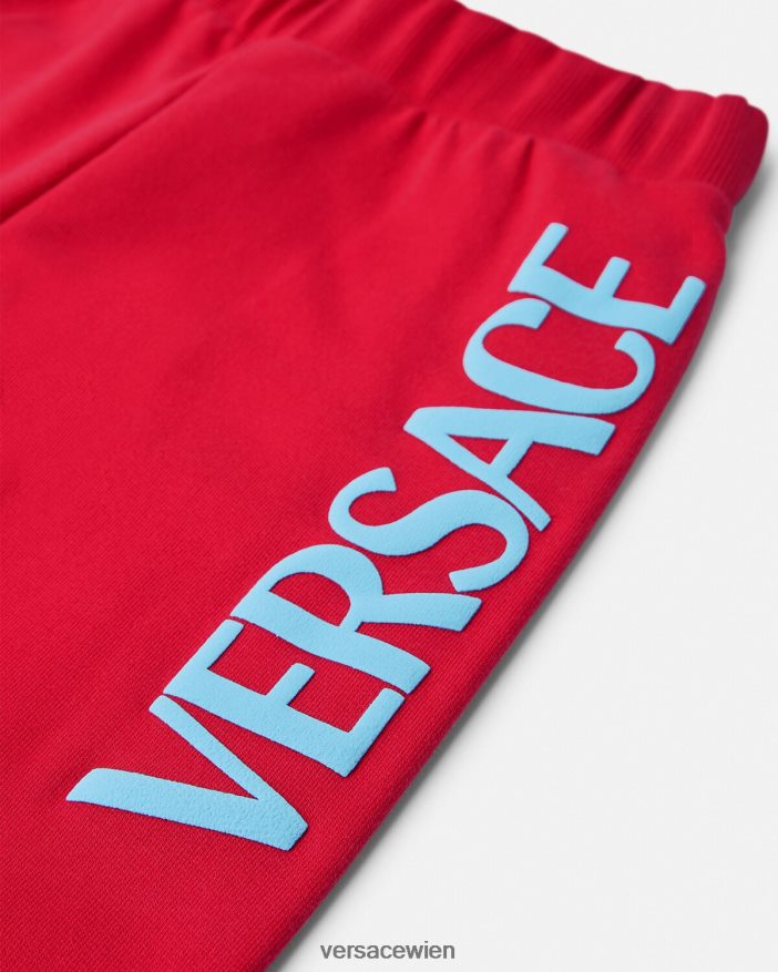 Rot Jogginghose mit Medusa-Sonnenbrille Versace Kinder Kleidung 8N4XJD2138