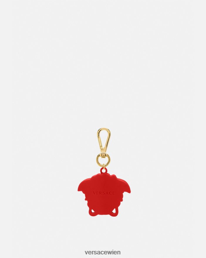 Rot La Medusa-Schlüsselanhänger Versace Männer Zubehör 8N4XJD1660