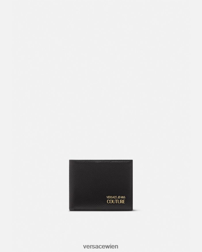 Schwarz Bifold-Geldbörse mit Logo Versace Männer Zubehör 8N4XJD2476