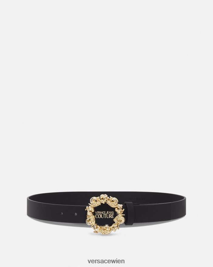 Schwarz Couture 1 Gürtel Versace Frauen Zubehör 8N4XJD2337