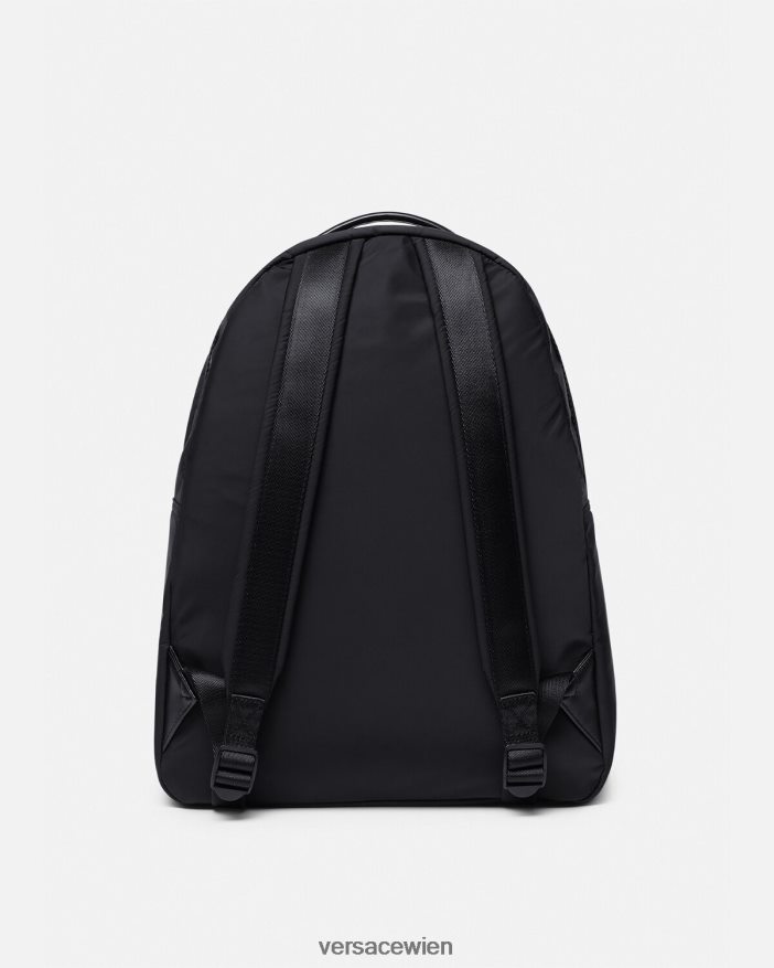 Schwarz Couture-Rucksack mit Logo Versace Männer Zubehör 8N4XJD2490