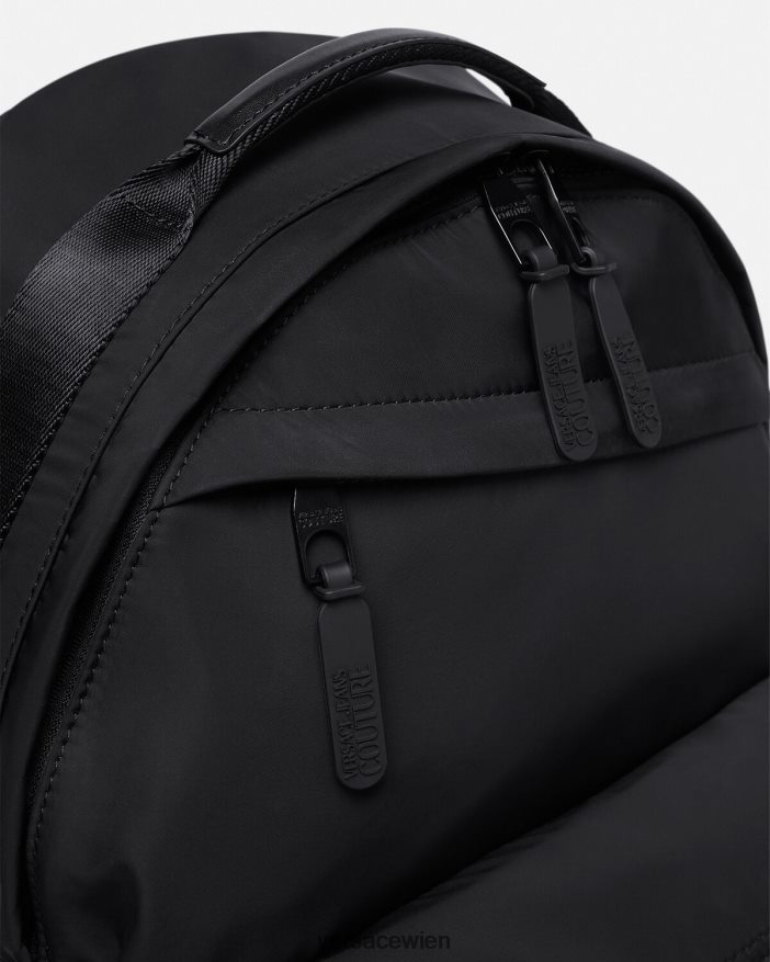 Schwarz Couture-Rucksack mit Logo Versace Männer Zubehör 8N4XJD2490