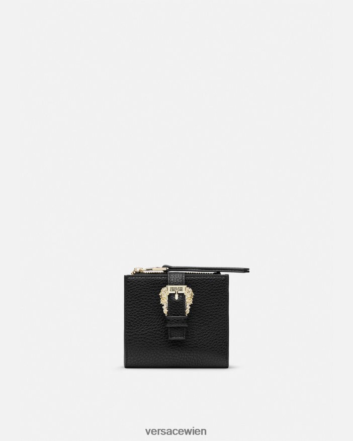Schwarz Couture1-Geldbörse Versace Frauen Zubehör 8N4XJD2315