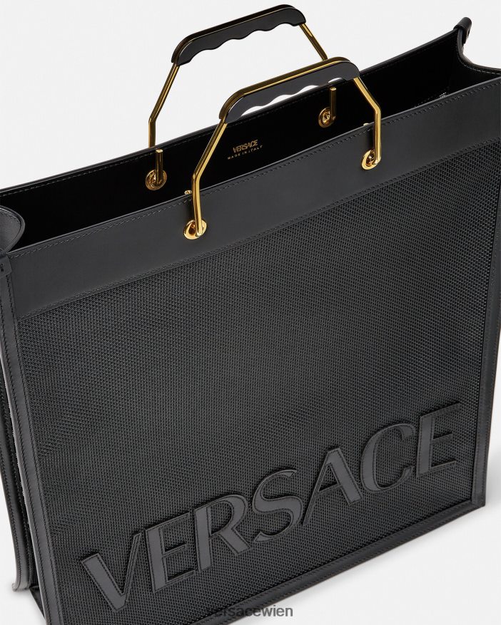 Schwarz Einkaufstasche Versace Männer Taschen 8N4XJD1507