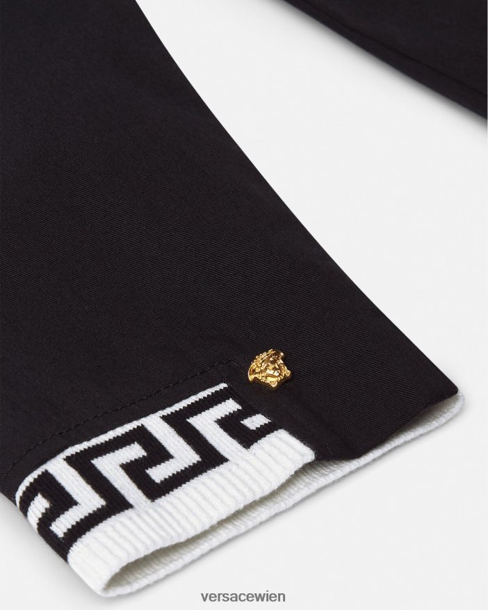 Schwarz Greca-Babyhose Versace Kinder Kleidung 8N4XJD1906