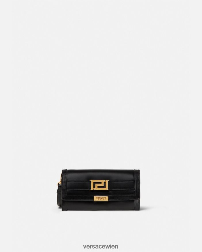 Schwarz Greca-Göttin-Geldbörse Versace Frauen Zubehör 8N4XJD565