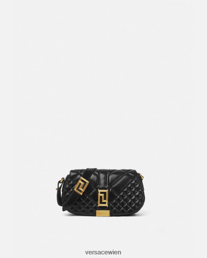 Schwarz Greca-Göttin-Mini-Umhängetasche Versace Frauen Taschen 8N4XJD244