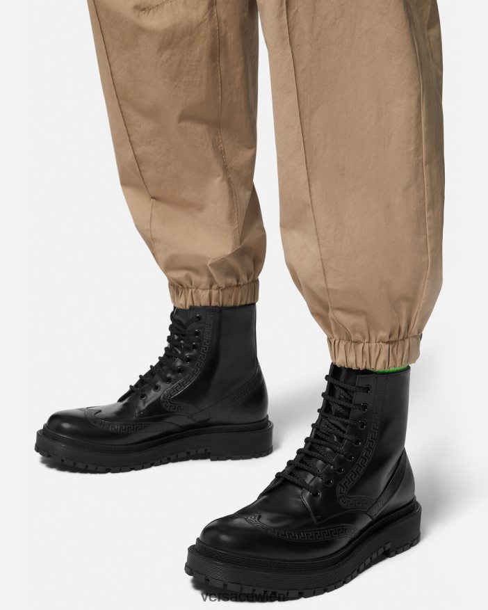Schwarz Greca-Stiefeletten Versace Männer Schuh 8N4XJD1579