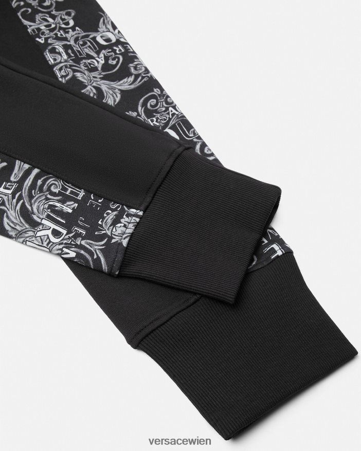 Schwarz Jogginghose mit Logo-Couture Versace Männer Kleidung 8N4XJD2426