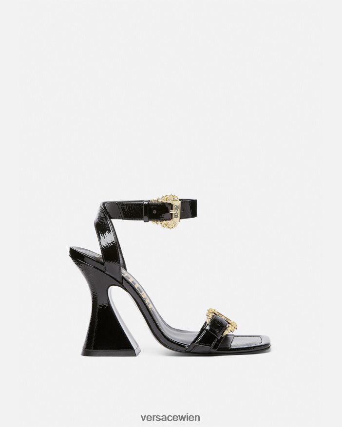 Schwarz Kirsten Sandalen mit barocker Schnalle Versace Frauen Schuh 8N4XJD2293