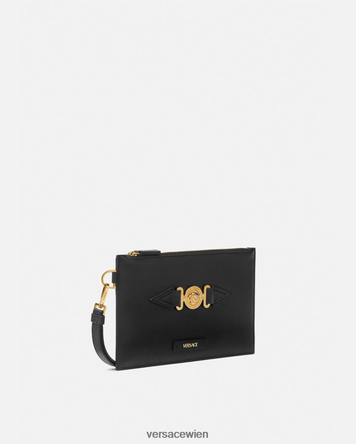 Schwarz Kleine Beuteltasche mit Medusa Biggie Versace Männer Taschen 8N4XJD1463