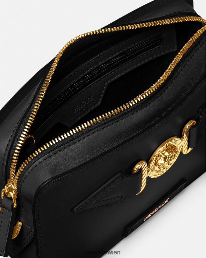 Schwarz Kleine Umhängetasche mit Medusa Biggie Versace Männer Taschen 8N4XJD1464