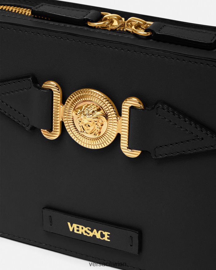 Schwarz Kleine Umhängetasche mit Medusa Biggie Versace Männer Taschen 8N4XJD1464