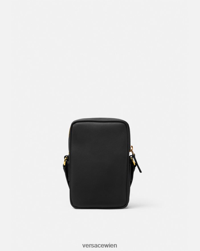 Schwarz Kleine Umhängetasche mit Medusa Biggie Versace Männer Taschen 8N4XJD1465