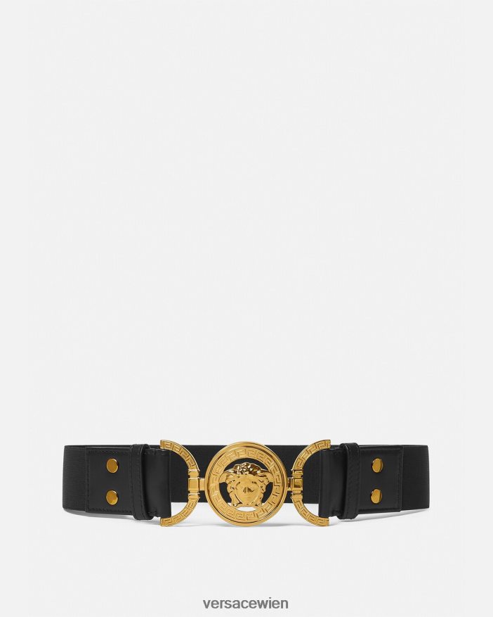 Schwarz La Medusa-Gürtel Versace Frauen Zubehör 8N4XJD522