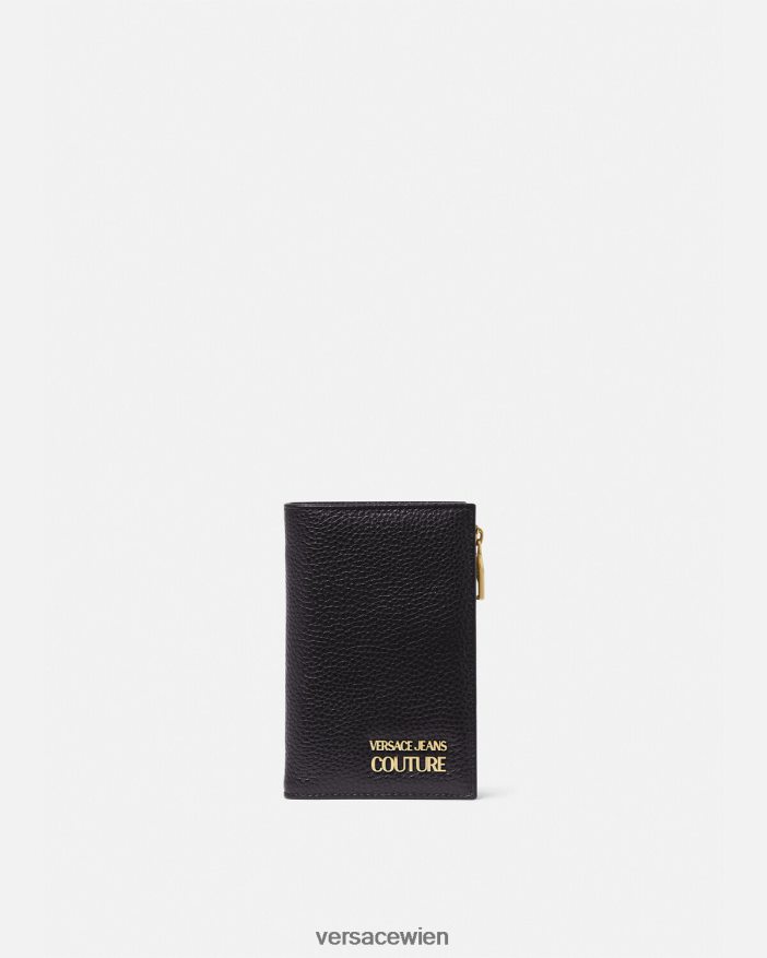 Schwarz Logo-Geldbörse Versace Männer Zubehör 8N4XJD2487