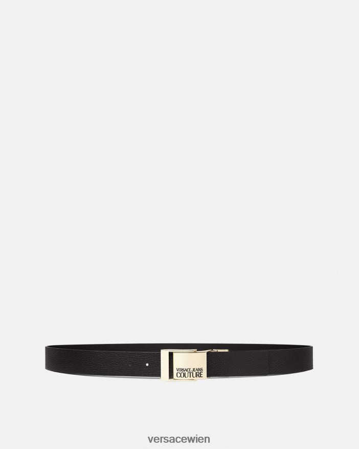 Schwarz Logo-Gürtel Versace Männer Zubehör 8N4XJD2509