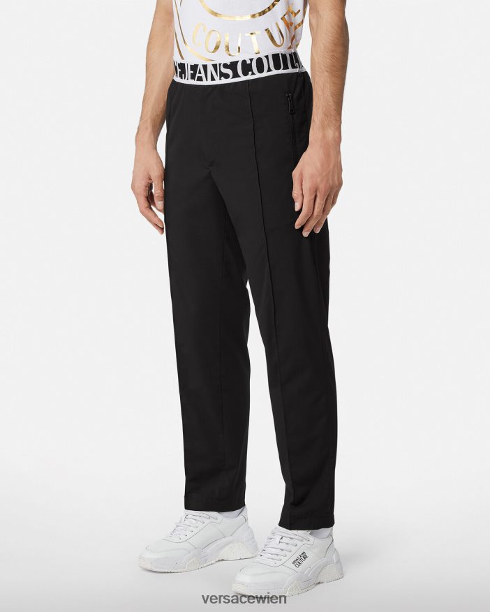 Schwarz Logo-Hose Versace Männer Kleidung 8N4XJD2438