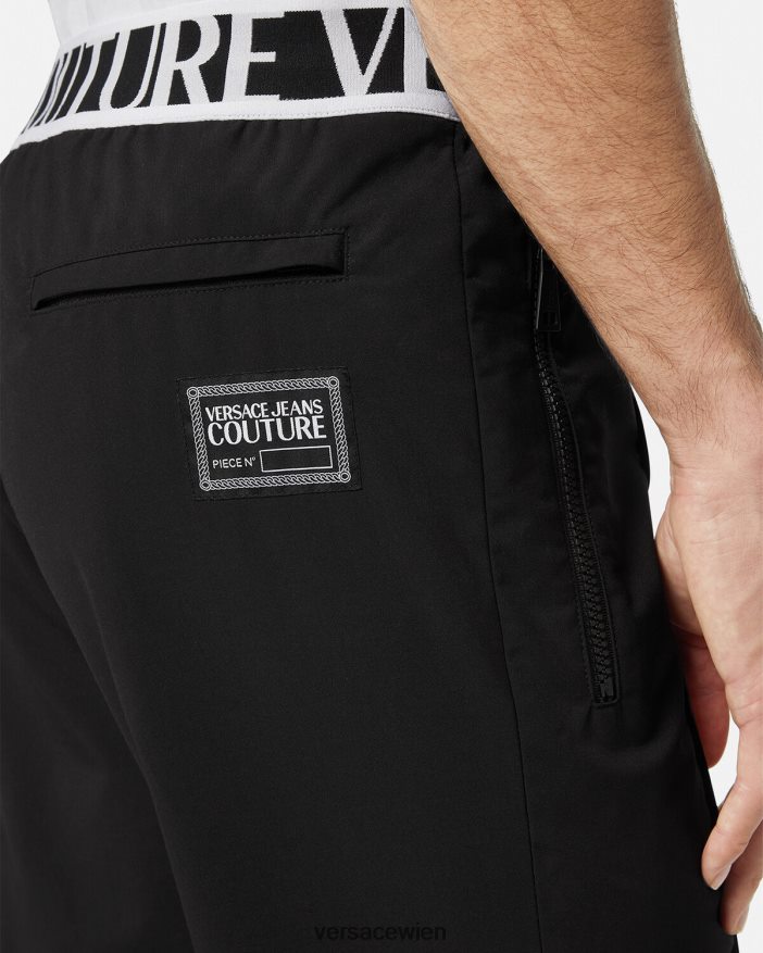 Schwarz Logo-Hose Versace Männer Kleidung 8N4XJD2438