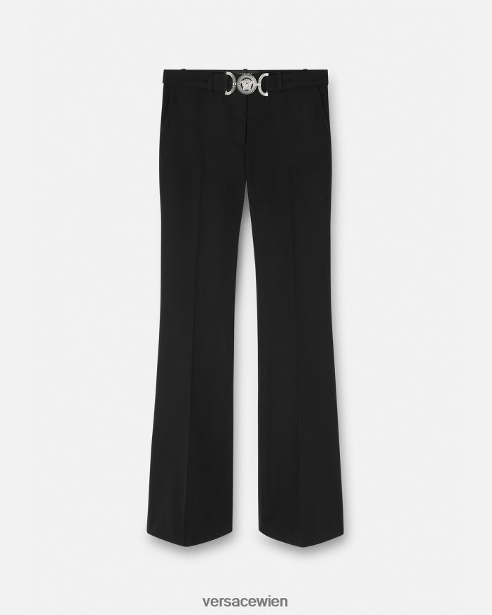 Schwarz Medusa 95-Hose Versace Frauen Kleidung 8N4XJD118