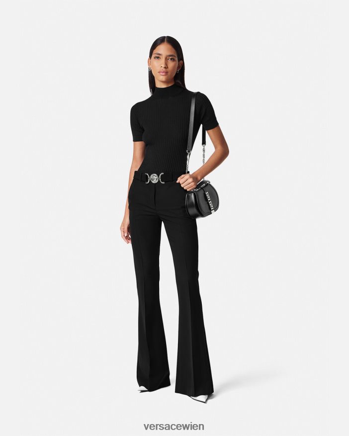 Schwarz Medusa \95-Hose Versace Frauen Kleidung 8N4XJD118