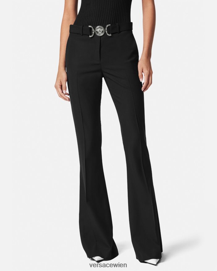Schwarz Medusa \95-Hose Versace Frauen Kleidung 8N4XJD118