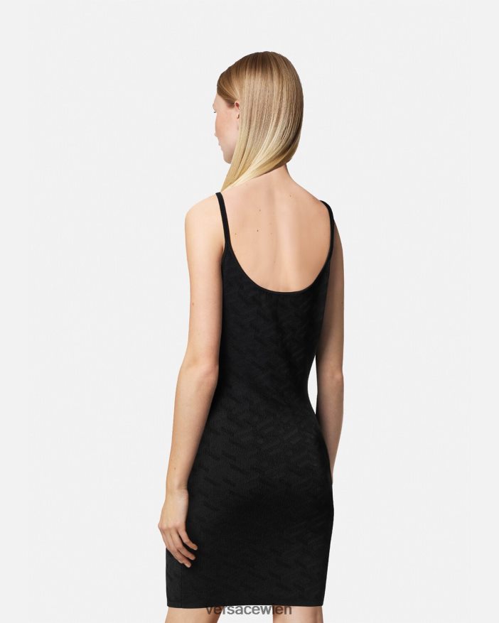 Schwarz Medusa \95 La Greca Minikleid Versace Frauen Kleidung 8N4XJD42