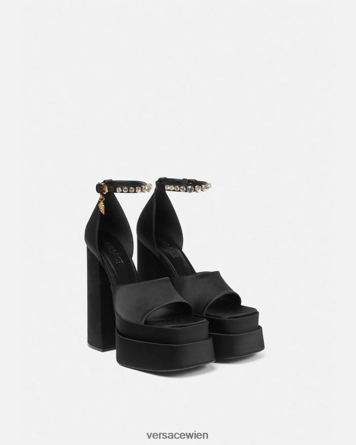 Schwarz Medusa Aevitas Plateausandalen Versace Frauen Schuh 8N4XJD424