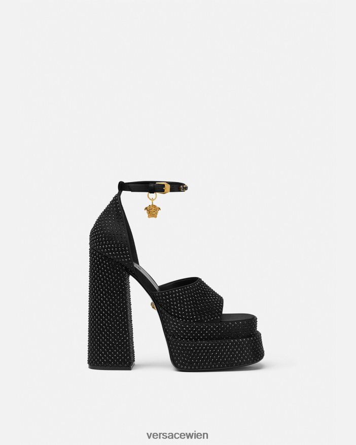 Schwarz Medusa Aevitas Plateausandalen Versace Frauen Schuh 8N4XJD425