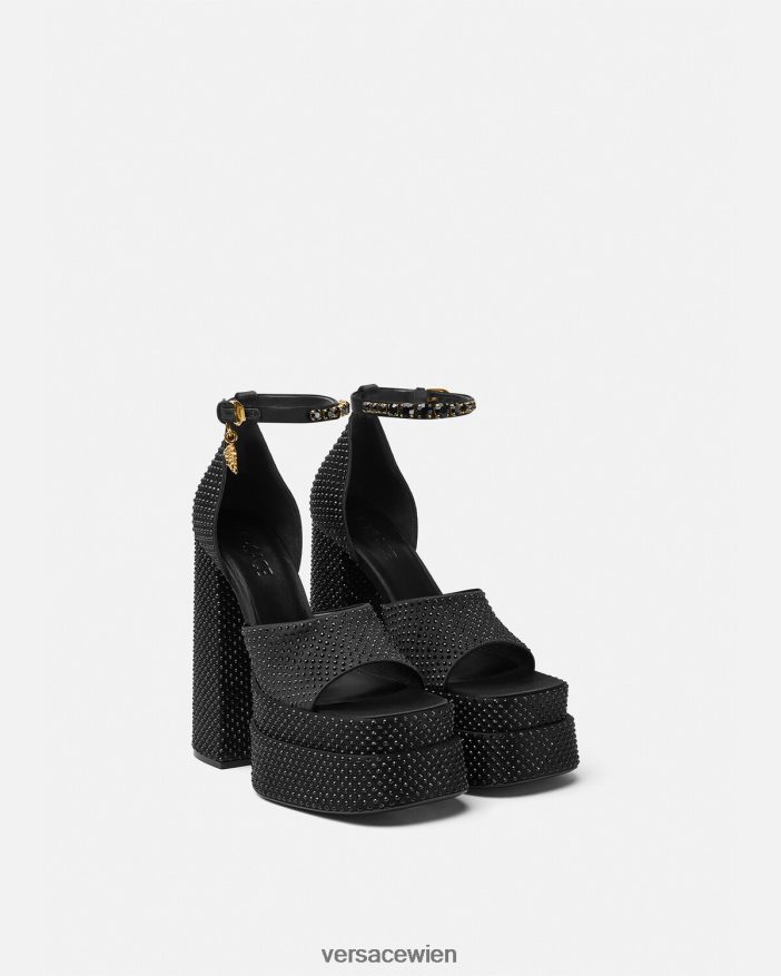 Schwarz Medusa Aevitas Plateausandalen Versace Frauen Schuh 8N4XJD425