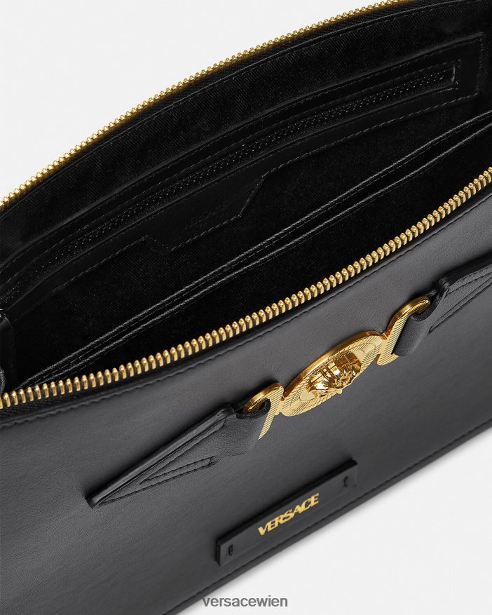 Schwarz Medusa-Biggie-Beutel Versace Männer Taschen 8N4XJD1466