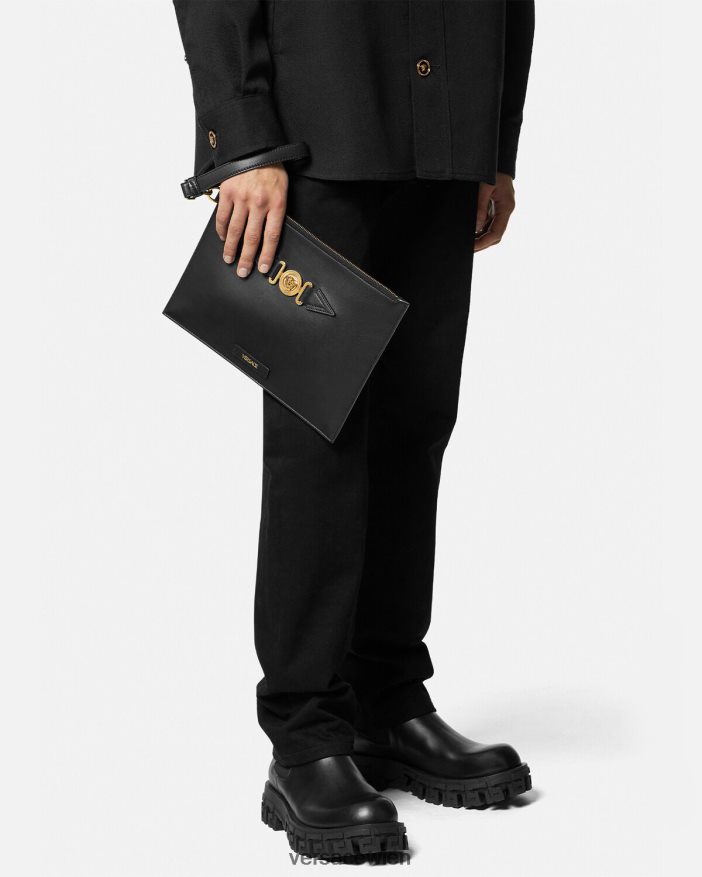 Schwarz Medusa-Biggie-Beutel Versace Männer Taschen 8N4XJD1467