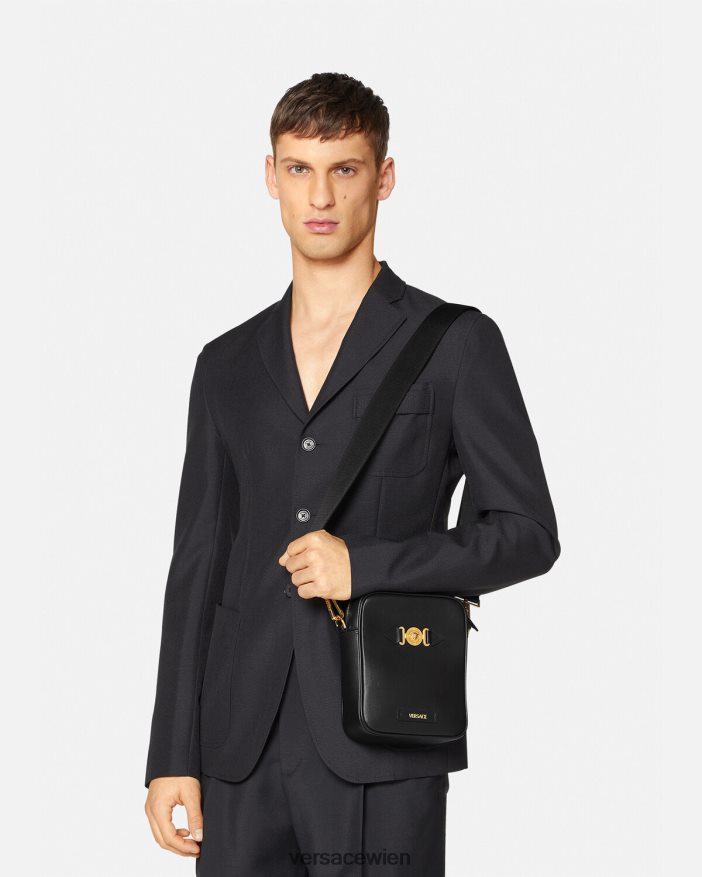 Schwarz Medusa Biggie Umhängetasche Versace Männer Taschen 8N4XJD1469