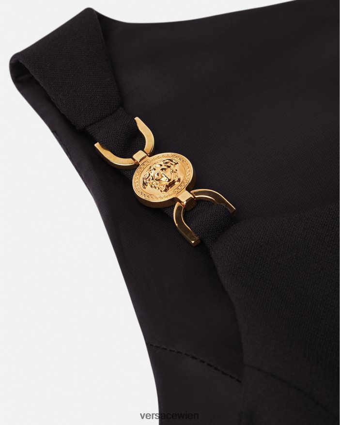 Schwarz Medusa-Kleid Versace Kinder Kleidung 8N4XJD2000