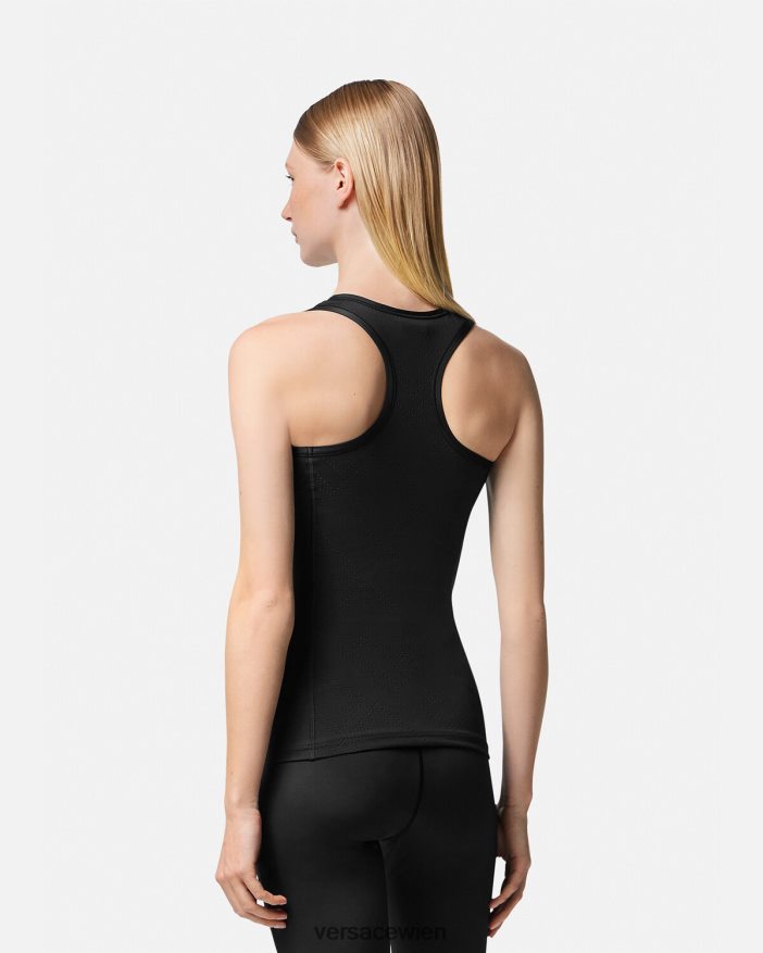 Schwarz Muskelshirt Versace Frauen Kleidung 8N4XJD234