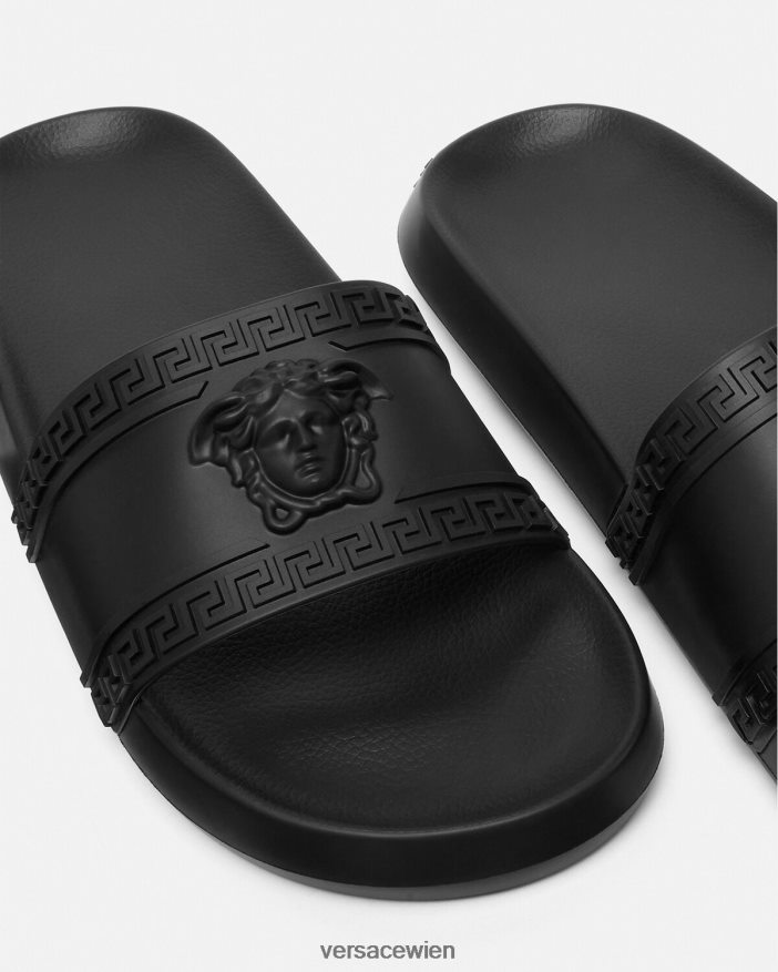 Schwarz Palazzo-Slider Versace Männer Schuh 8N4XJD1592