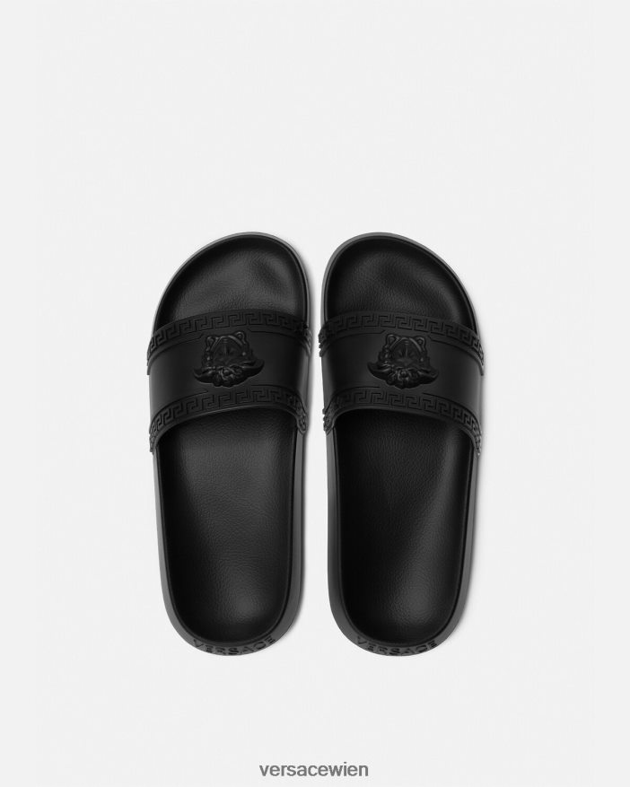 Schwarz Palazzo-Slider Versace Männer Schuh 8N4XJD1592