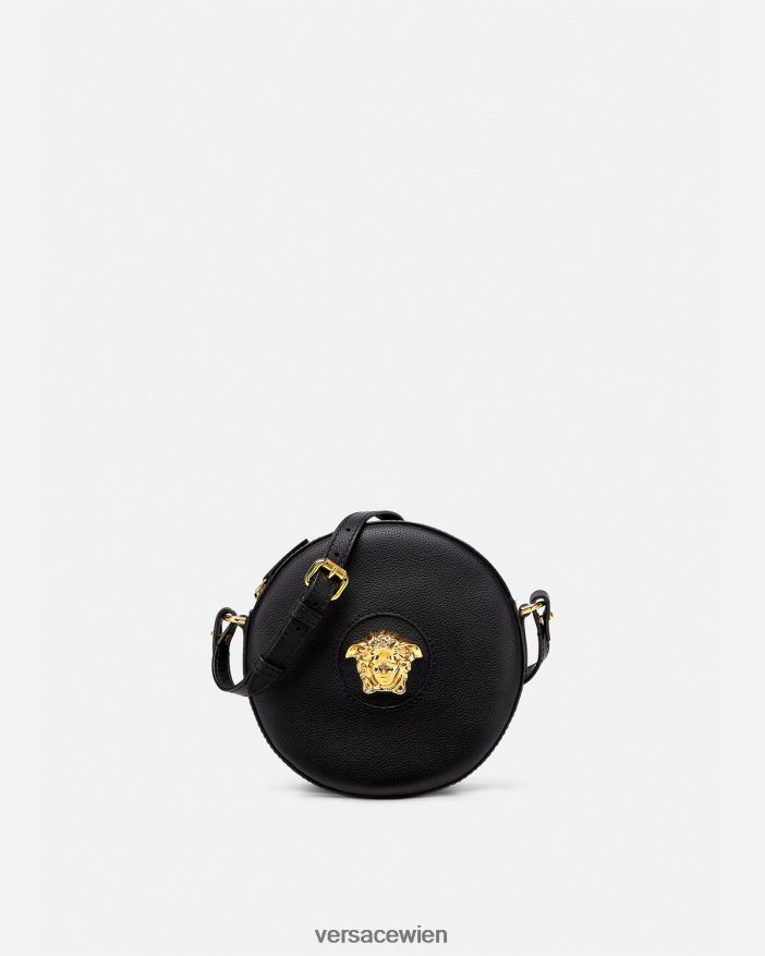 Schwarz Runde Kameratasche „La Medusa“ Versace Frauen Taschen 8N4XJD354