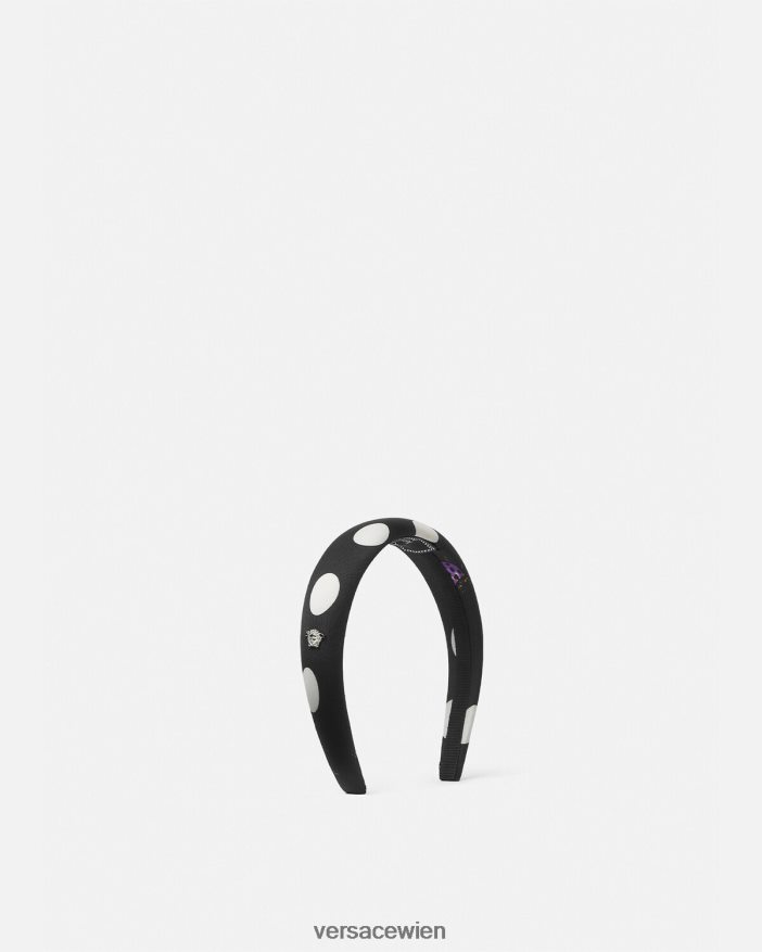 Schwarz Stirnband mit Schmetterlingen Versace Frauen Zubehör 8N4XJD860