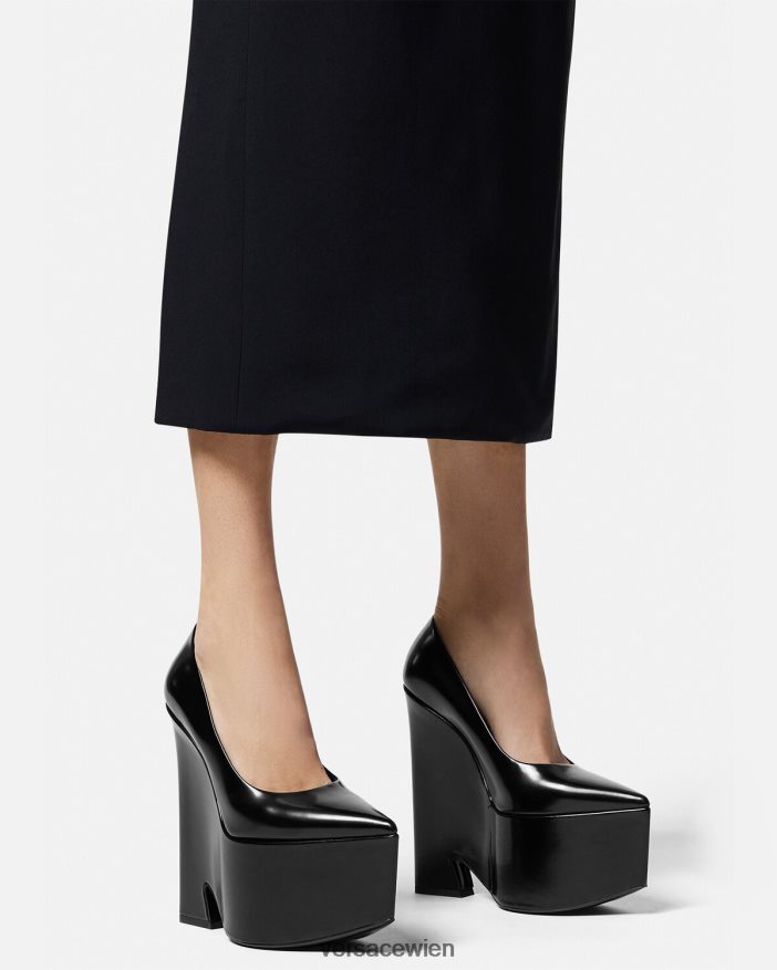 Schwarz Tempest-Plattformpumpen Versace Frauen Schuh 8N4XJD491