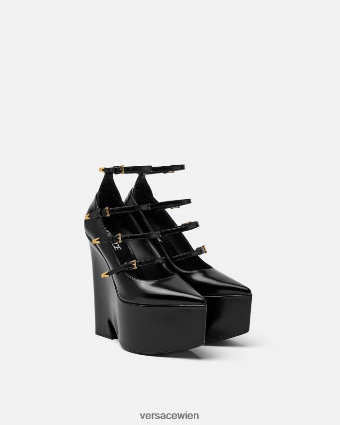 Schwarz Tempest-Plattformpumpen Versace Frauen Schuh 8N4XJD493