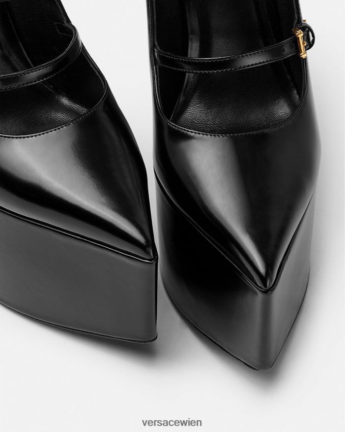 Schwarz Tempest-Plattformpumpen Versace Frauen Schuh 8N4XJD493
