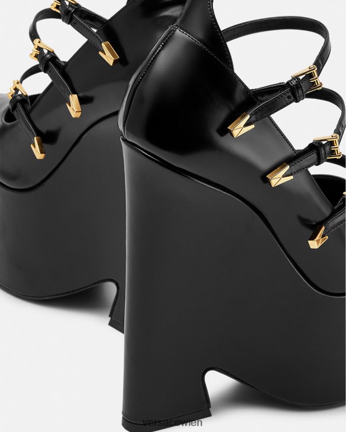 Schwarz Tempest-Plattformpumpen Versace Frauen Schuh 8N4XJD493
