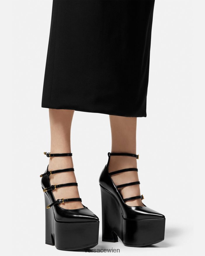 Schwarz Tempest-Plattformpumpen Versace Frauen Schuh 8N4XJD493