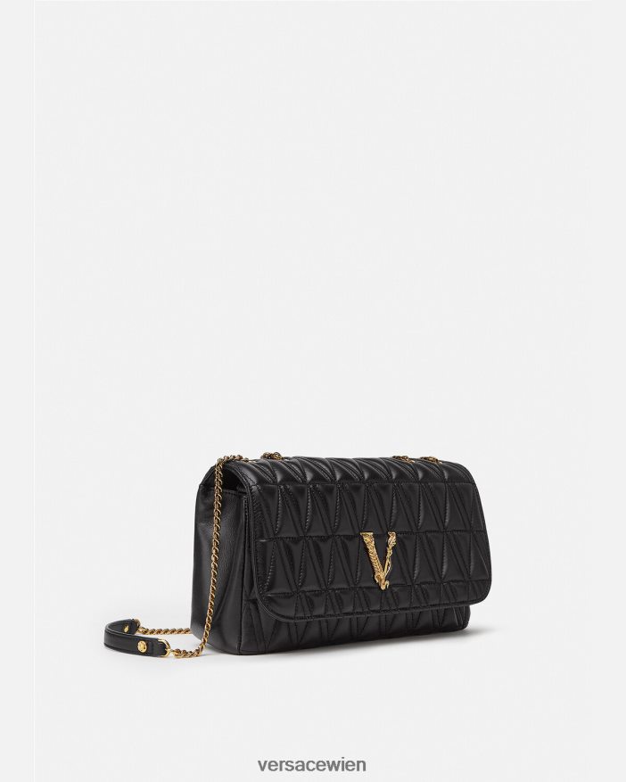 Schwarz Virtus Umhängetasche Versace Frauen Taschen 8N4XJD365