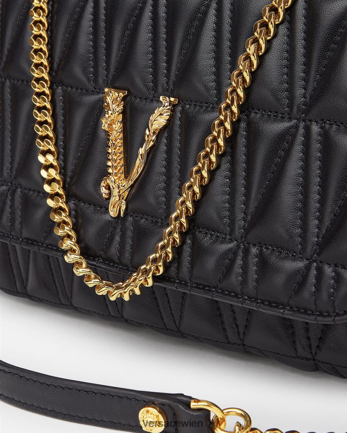 Schwarz Virtus Umhängetasche Versace Frauen Taschen 8N4XJD365