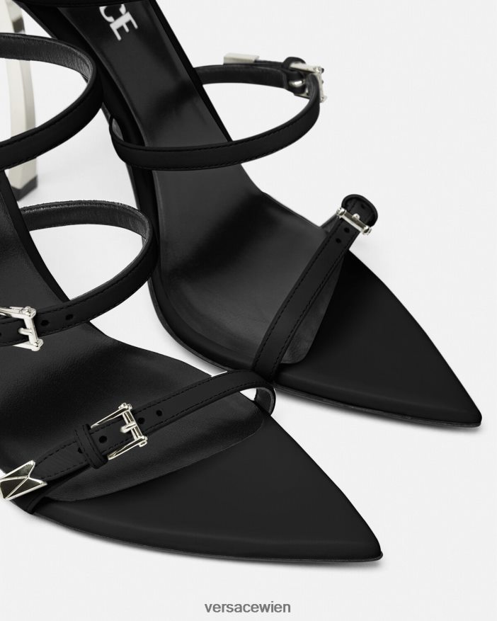 Schwarz punktgenaue Sandalen Versace Frauen Schuh 8N4XJD387