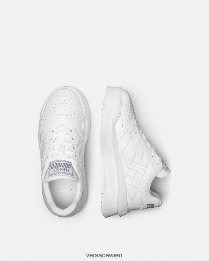 Weiß Greca-Odissea-Sneaker Versace Frauen Schuh 8N4XJD503