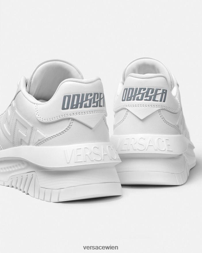Weiß Greca-Odissea-Sneaker Versace Frauen Schuh 8N4XJD503