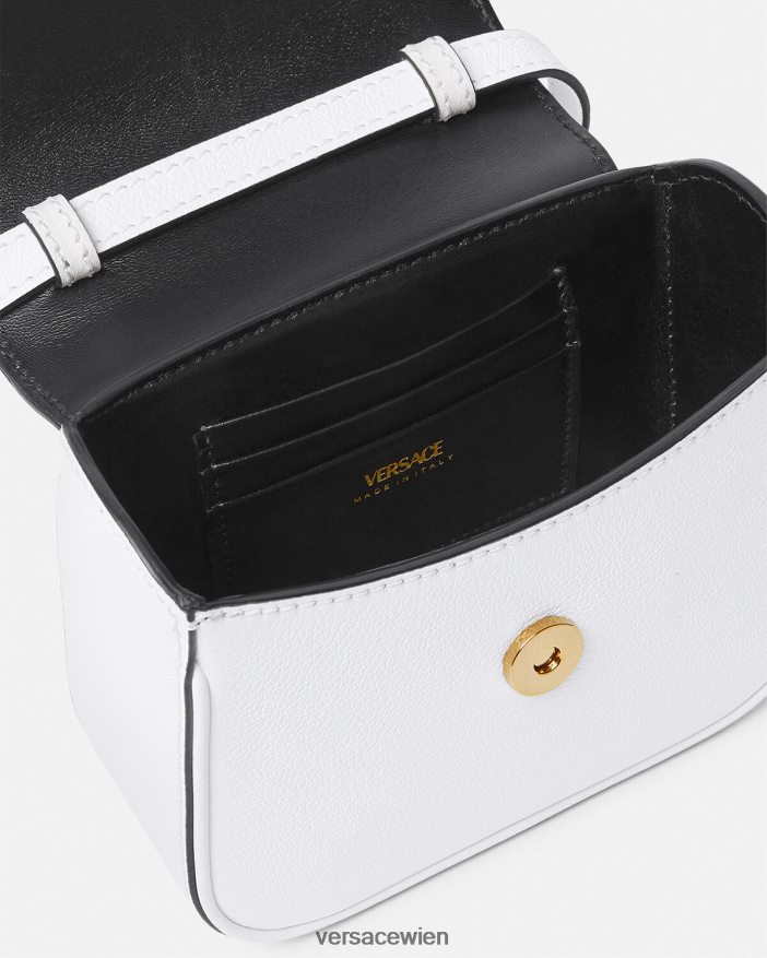 Weiß La Medusa Mini-Tasche Versace Frauen Taschen 8N4XJD312